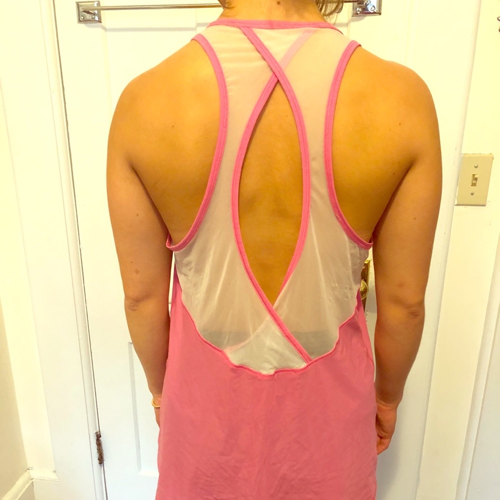 Lululemon pink tank top